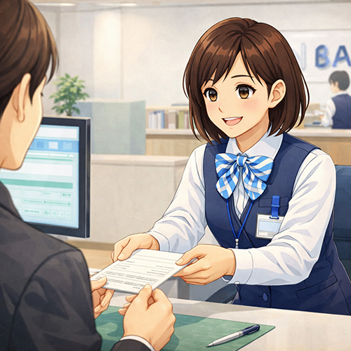 銀行等窓口事務